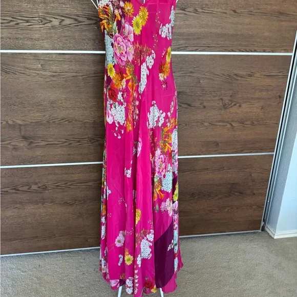 JOHNNY WAS GOLDEN BOUQUET BIAS MAXI DRESS Sz M - Picture 5 of 15